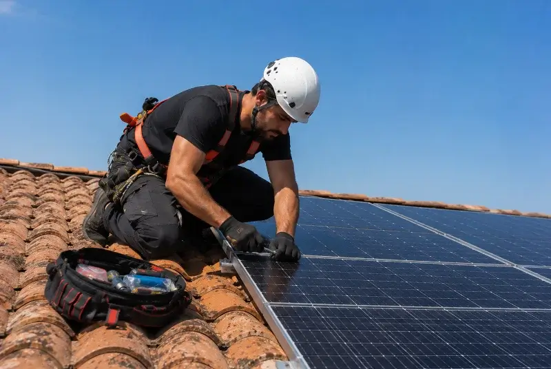 Maintenance et monitoring de panneaux solaires à la Chapelle-aux-Filtzméens